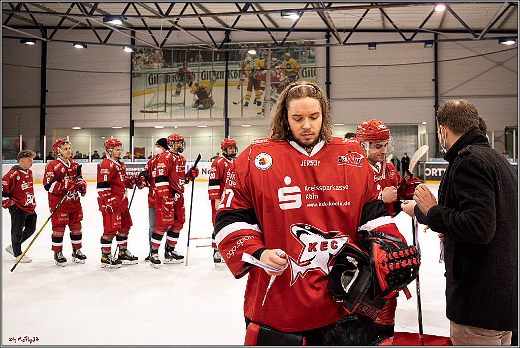 U20-DNL Meisterschaftsfinale;  Koelner Junghaie - Eisbaeren Juniors Berlin; Koeln, 27.03.2022